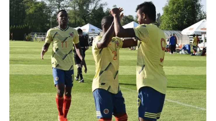 Ya se conocen los once titulares de Colombia para debutar en el Mundial Sub 20