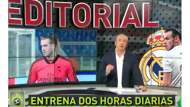 Pedrerol escuchó a Bale y le dedicó una durísima editorial en El Chiringuito