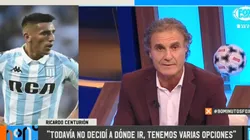Ricardo Centurión reapareció en Fox Sports y le agradeció a Ruggeri por su consejo