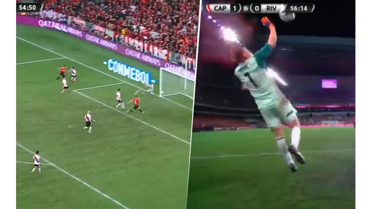 Armani volvió a su mejor versión: las dos atajadas en dos minutos para salvar a River