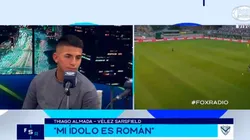 Almada en Fox Radio.