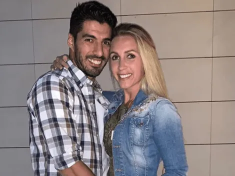 La mano loca de Luis Suárez en su última foto junto a Sofía Balbi