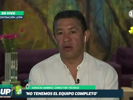 Todavía no empezó la Final, pero Ignacio Ambriz ya pone excusas