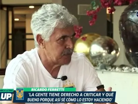 Ferretti fue claro con sus detractores: "Las críticas son importantes, pero las tomo de quién viene"