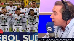 Melgar cayó goleado y no pudo salvarse: las críticas de Fleischman al final del encuentro