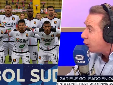 Melgar cayó goleado y no pudo salvarse: las críticas de Fleischman al final del encuentro