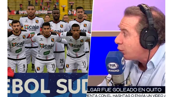 Melgar cayó goleado y no pudo salvarse: las críticas de Fleischman al final del encuentro