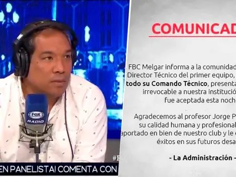 No lo podían creer: en Fox Sports quedaron muy sorprendidos por la renuncia de Jorge Pautasso