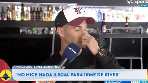 Lucas Alario sorprendió a todos.