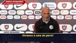 La conferencia de prensa de Monarriz.