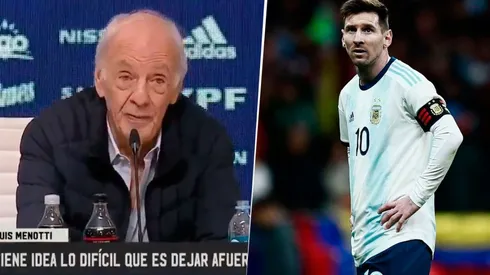 Menotti defendió a Messi de los periodistas: "No hay nadie que sueñe más con ganar un título"