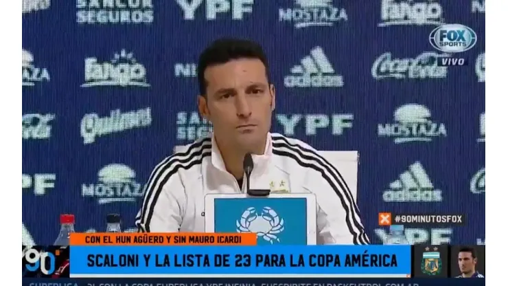 Scaloni habló de la ausencia de Icardi: "No tenemos duda de la decisión que tomamos"