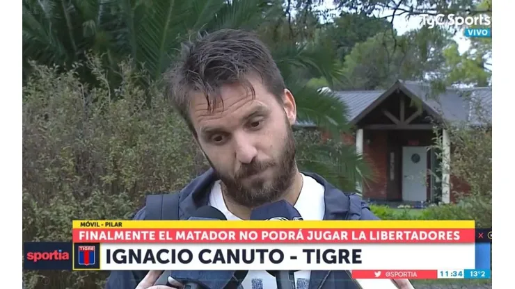 A Canuto le dijeron que si Tigre gana la Copa de la Superliga, podrá jugar la Libertadores