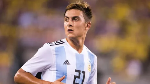 Paulo Dybala en la Selección Argentina.