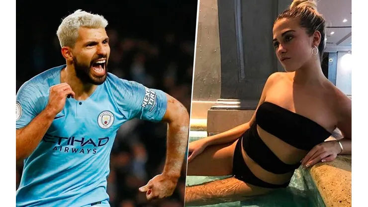 Agüero salió campeón y al otro día blanqueó a su nueva novia en Instagram: Sofía Calzetti