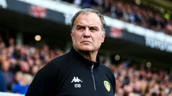 Marcelo Bielsa, todavía entrenador de Leeds United.