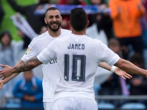 James le sigue haciendo guiños a Benzema en Instagram