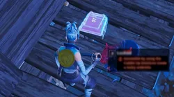 Fortbyte #07 - Accesible al usar el emoticono Acurrúcate en un paraguas rocoso