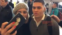 Los hinchas, locos por Quintero.