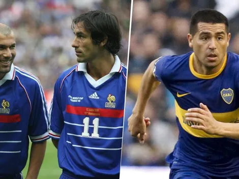 Salió campeón con Francia en el 98 y puso a Boca sobre River gracias a Riquelme: "Es su culpa"