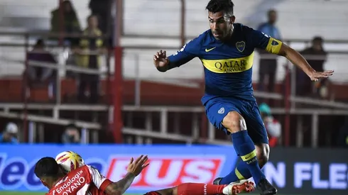 Tevez fue de titular ante Argentinos.