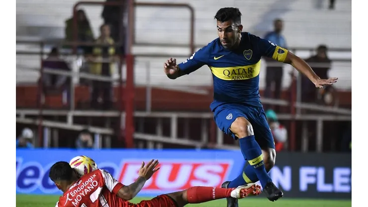 Tevez fue de titular ante Argentinos.