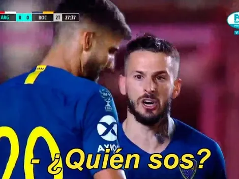 Benedetto le hizo 'un Benedetto' a un jugador de Argentinos: "¿Quién sos?"