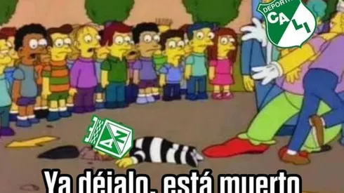 Cali bailó a Nacional y las redes sociales se inundaron de memes