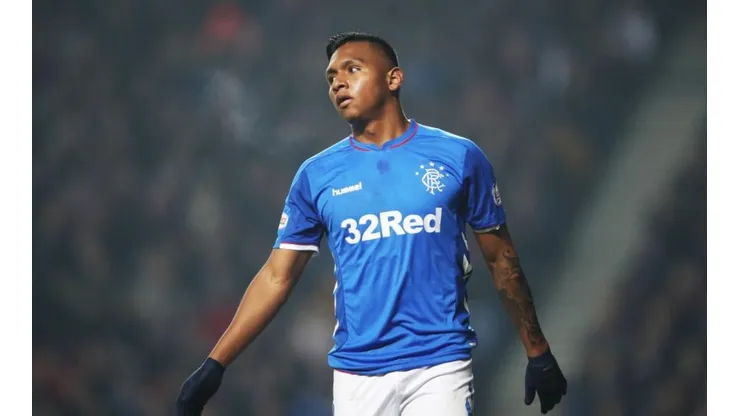 Alfreedo Morelos, jugador del Rangers de Escocia.