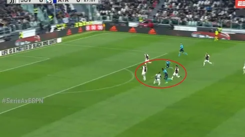 Era un gol de locos: Duván humilló a tres rivales de la Juventus y la pelota pasó besando el palo