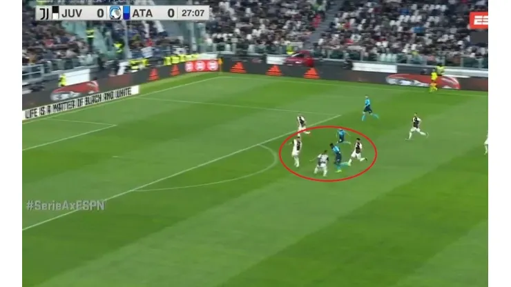 Era un gol de locos: Duván humilló a tres rivales de la Juventus y la pelota pasó besando el palo