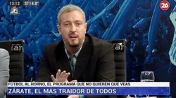 Mauro Zárate es un jugador "normalito" para Carrozza: "En el Bernabéu usó pechera naranja"