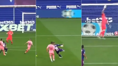 Cillessen salió a cabecear, De Blasis le pegó de cualquier lado y anotó el gol del fin de semana
