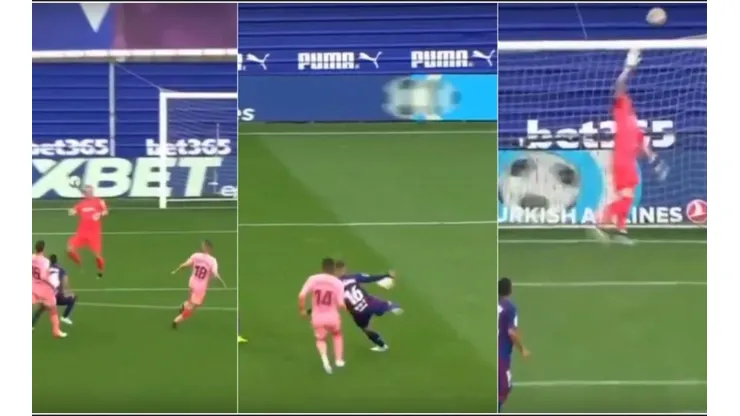 Cillessen salió a cabecear, De Blasis le pegó de cualquier lado y anotó el gol del fin de semana