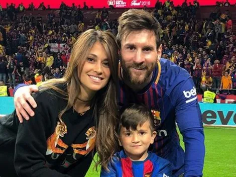 Antonela Roccuzzo le puso música a Mateo, lo filmó mientras bailaba y el final del video es todo lo que está bien