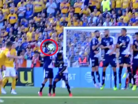 El VAR salvó a Rayados y no hubo penal por la mano de Rodolfo Pizarro
