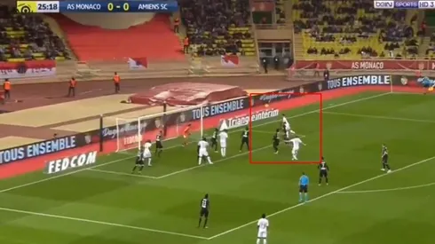 El gol de Radamel Falcao contra el Amiens.