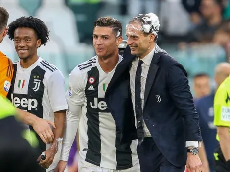 Cristiano Ronaldo despidió a Allegri de Juventus con un emotivo posteo en Instagram