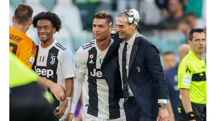 Cristiano Ronaldo despidió a Allegri de Juventus con un emotivo posteo en Instagram
