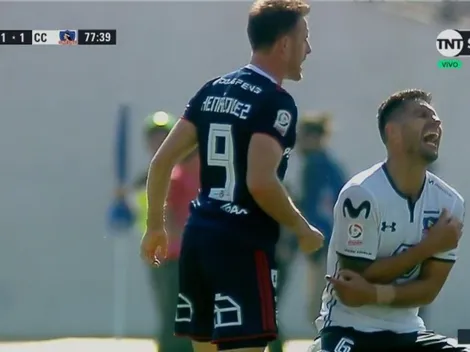 Locura en el Superclásico Chileno: a Henríquez se le salió la cadena y golpeó al Chaco Insaurralde
