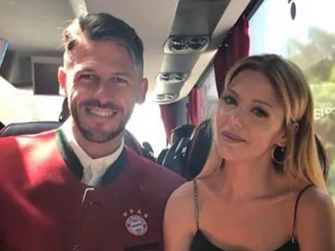 Evangelina Anderson subió foto con Demichelis y aclaró algo "para los mal pensados"