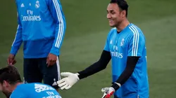Keylor Navas ¿en uno de sus últimos entrenamientos en el Real Madrid?