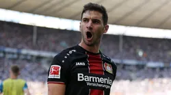 Alario jugó como lo hacía en River, clavó un hat-trick y clasificó a la Champions League