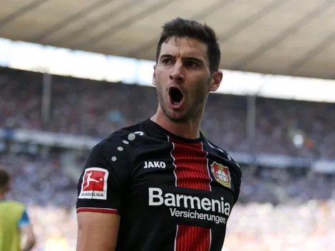 Alario jugó como lo hacía en River, clavó un hat-trick y clasificó a la Champions League