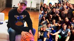 Centurión posó junto a Toto Ferro.