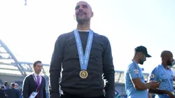 Josep Guardiola, campeón en Inglaterra.
