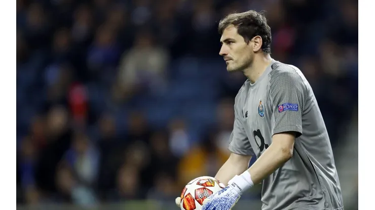 Iker Casillas en Porto.