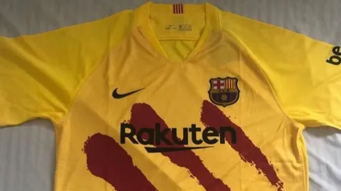 La nueva camiseta de Barcelona.