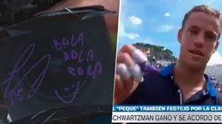 Ganó en el Masters 1000 de Roma y lo festejo firmando "Boca, Boca, Boca"