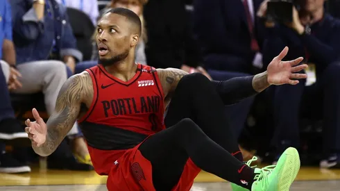 Damian Lillard encendió la polémica con los árbitros por una jugada clave ante los Warriors